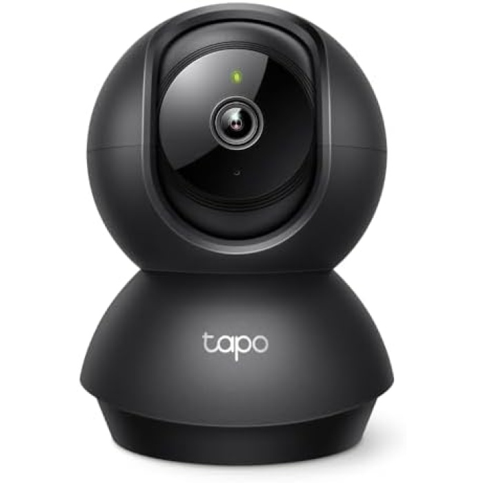 Tapo C211 2K 3MP Yatay ve Dikey Ev Güvenliği Wi-Fi Kamerası, Gece Görüşü, IP66 Su Geçirmez, Siyah Renk + 64GB Kioxia MicroSD Bellek