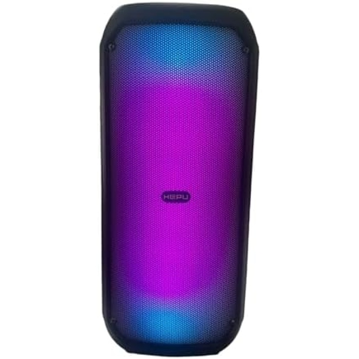 HT-959 Taşınabilir Şarjlı Bluetooth Hoparlör 4 inç Çift Bass Rgb Işıklı USB/BT/TF TWS Ses Sistemi