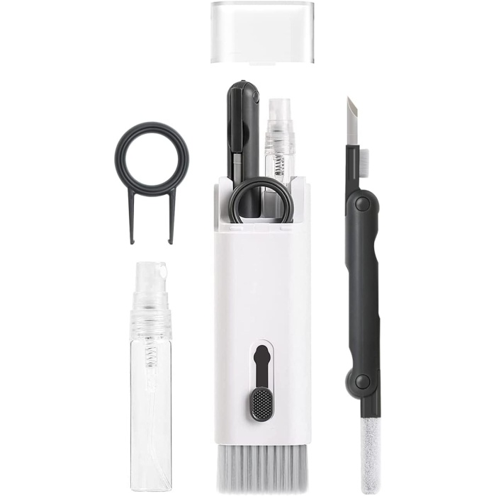 7nansi 1 arada temizleme seti, fırçalı klananye ekran temizleyici, AirPods Pro için temizleme kalemi, dizüstü bilgisayar, telefon, bilgisayar monitörü, bilgisayar nane kamera objektifi için çok fonksiyonlu temizleme kiti, Beefeta