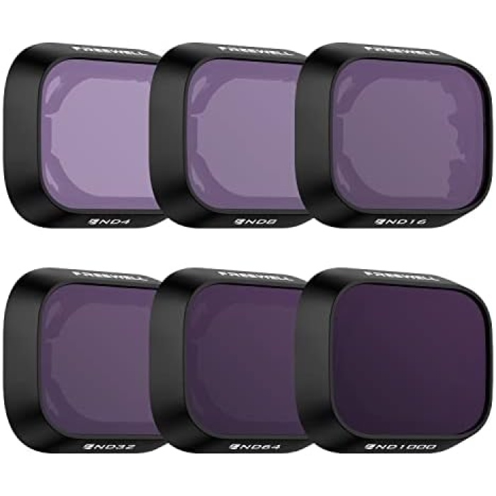 All Day – Mini 3 Pro/Mini 3 ile Uyumlu 6Pack ND4, ND8, ND16, ND32, ND64, ND1000 Filtreler