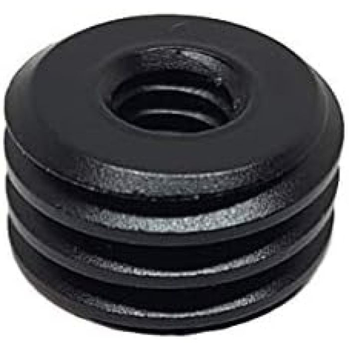 1/4 inç Tripod Vidasını 5/8 İnçe Dönüştürücü Vida Adaptörü Siyah