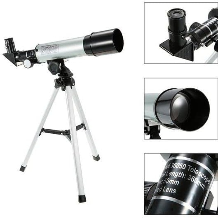 Teleskop Tripod 90X Yakınlaştırma- Alüminyum Alaşımlı Tripodlu