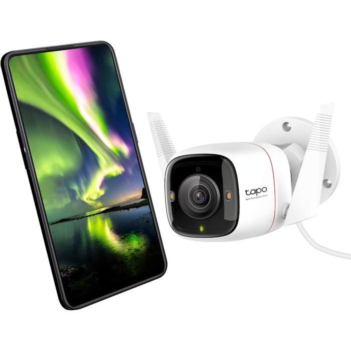 Tapo C325WB, 2K 4MP, Yapay Zeka Desteği, Hareket Tespit, IP66 Su Geçirmez, Renkli Gece Görüşü, Çift Yönlü Ses, Bulut/Yerel Depolama, Sesli ve Işıklı Alarm, Dış Mekan Wi-Fi Güvenlik Kamerası