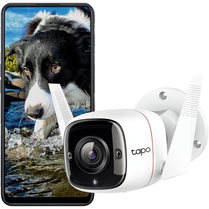Tapo C310 Sensör kamera dış mekan duvar 2304 x 1296 piksel - Tapo C310, Sensör kamera, Açık, Kablolu ve Kablosuz, CE, NCC, Duvar, Beyaz