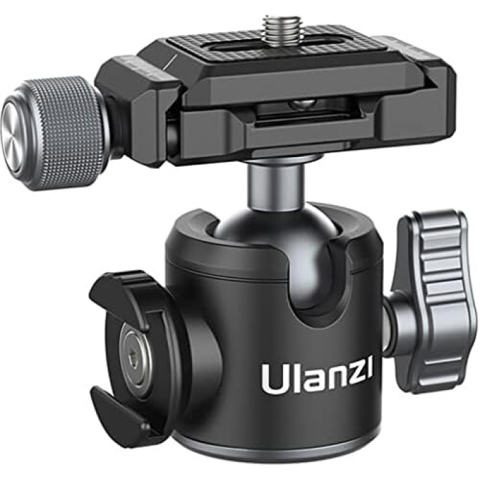 U-80L Arca Side Cold Shoe Ball Head Tripod Başlığı