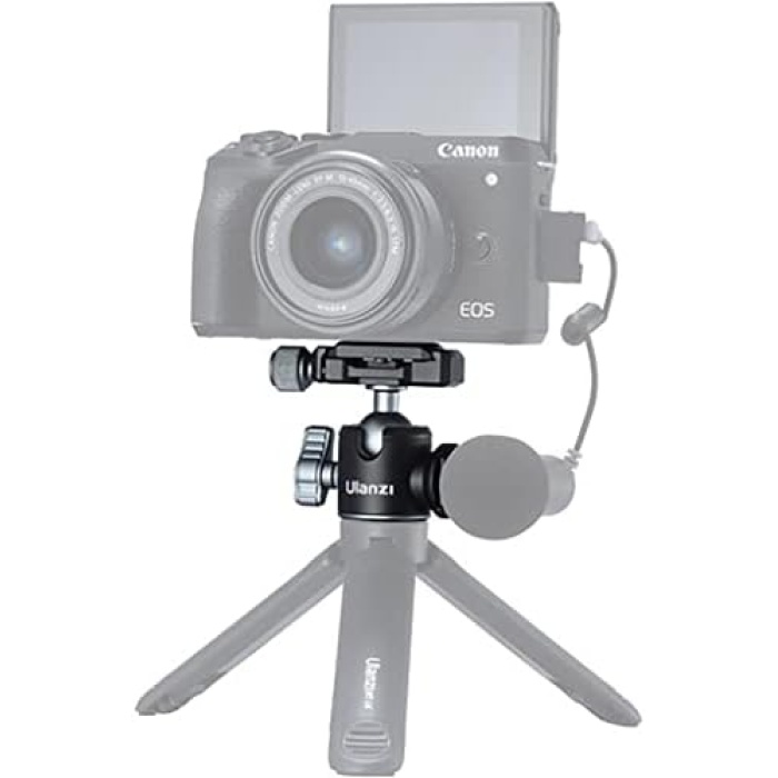 U-80L Arca Side Cold Shoe Ball Head Tripod Başlığı
