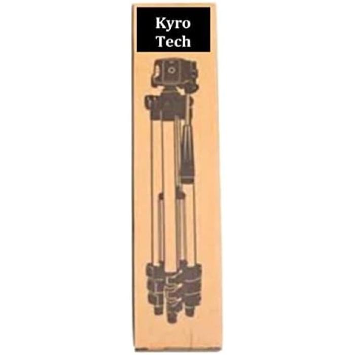 Bluetooth Kumandalı Tripod Profesyonel Telefon Tutuculu Tripod Çanta Hediyeli Kamera Tripod Telefon Tutuculu Canon, Nikon, Pentax, Sony Gümüş, Kyrotech