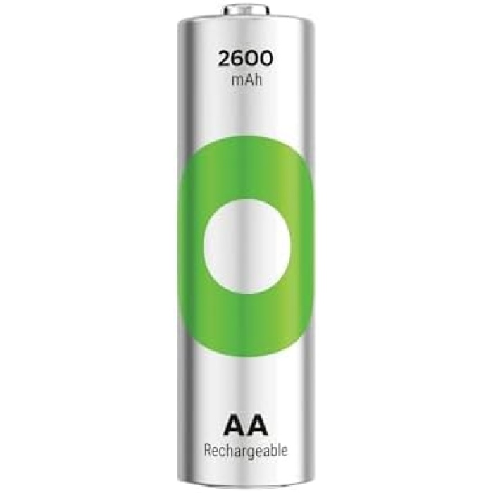 Batteries ReCyko 2600 AA Kalem Ni-MH Şarjlı Pil, 1.2 Volt, 4lü Kart