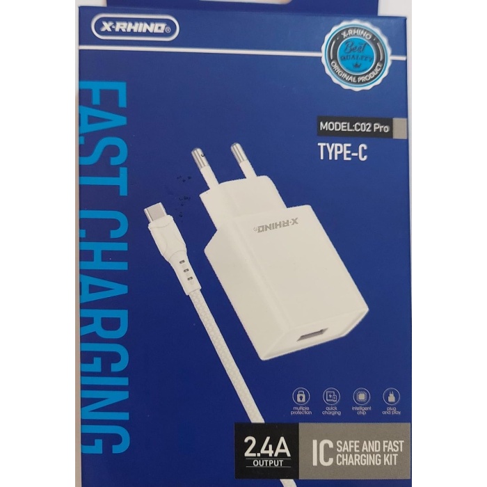 2.4A TYPE-C DUVAR ŞARJ CİHAZI