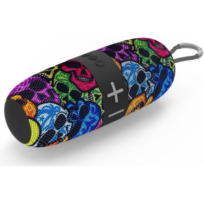 16W Ekstra Bass Dahili Mikrofon, Aux, SD Kart, USB Girişli Wireless Hoparlör Renkli