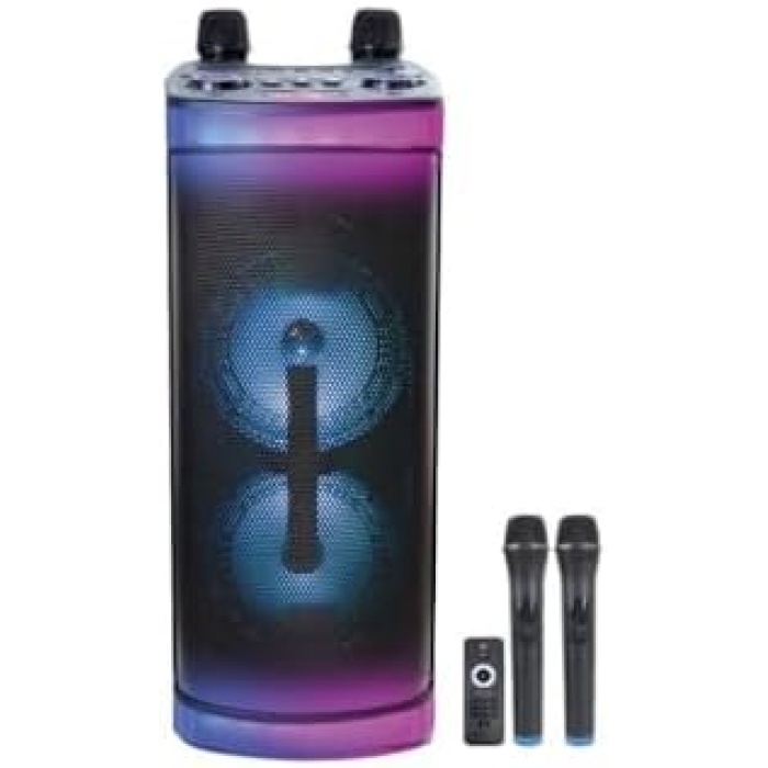 3000 Mah Çift Miktofonlu 6.5 İnç Led Işıklı Bluetooth Hoparlör BTS-67