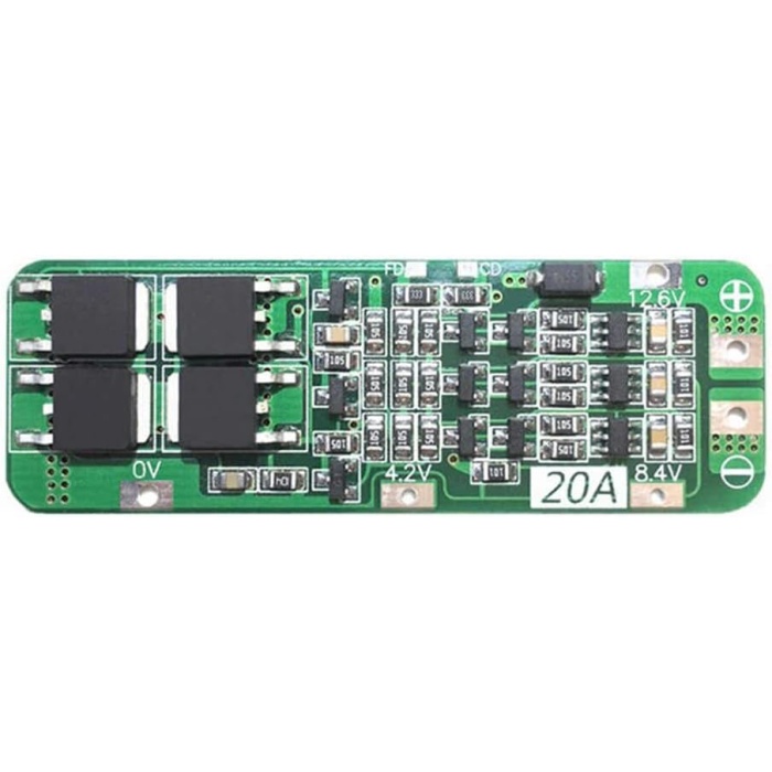 20A BMS Pil Şarj Koruma Kartı Lityum Lipo Batarya 18650 Li-ion