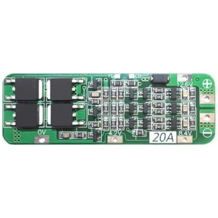 20A BMS Pil Şarj Koruma Kartı Lityum Lipo Batarya 18650 Li-ion