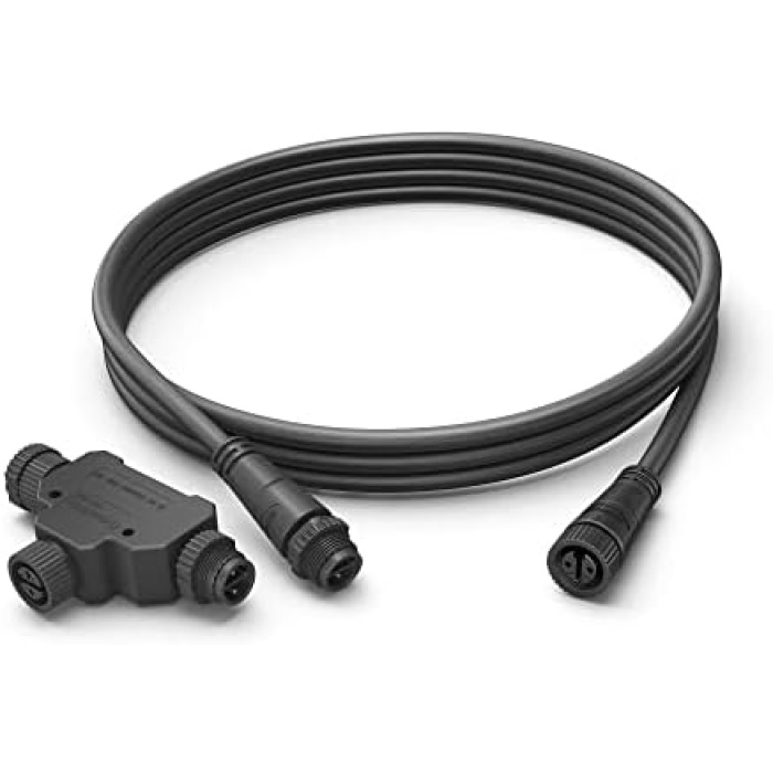 Hue Dış Mekan Low-Voltage Uzatma Kablosu 2,5M + T-part EU