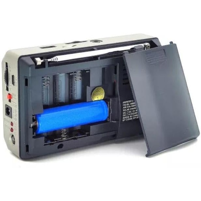 Tepe FP-1781BT Mini Cep Radyosu Bluetooth Hoparlör FM Radyo LED Işıklı Şarjlı USB Micro SD MP3 Desteği AUX Kulaklık Çıkışı