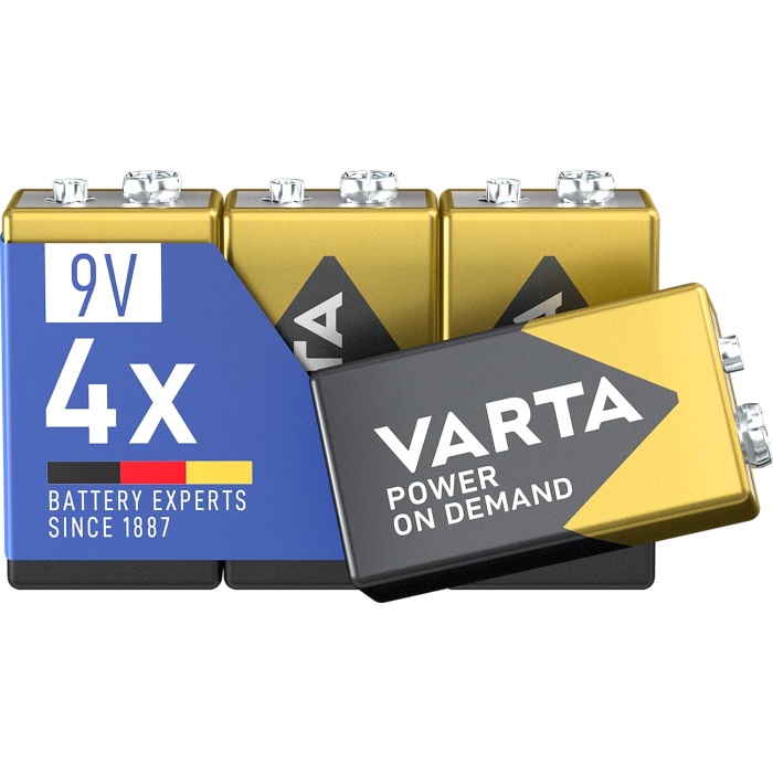 POWER ON DEMAND 9V Bli 4 Adet