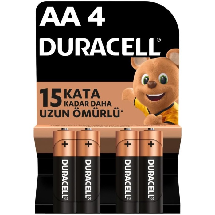 AA Alkalin Kalem Pil (4lü paket) 1,5 V LR6/MN1500