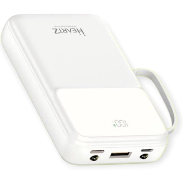H28 10000 MH PD 20W ve USB 22.5W FAST HIZLI ŞARJ DAHİLİ TYPE C VE LİGHTNİNG KABLOLU DÜNYA STANDARTLARINA UYGUN POLYMER BATARYA BİREBİR AMPER LCD GÖSTERGELİ POWERBANK