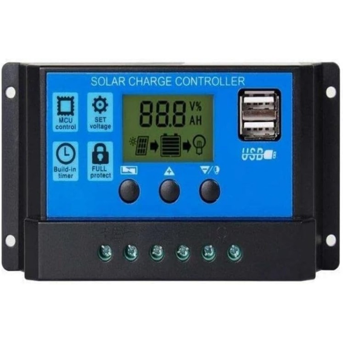 Panel Akü Şarj Cihazı 10A 12/24V