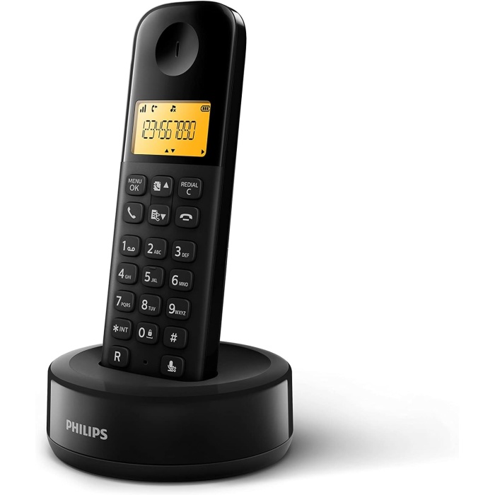 D1601B Dect Telefon Siyah