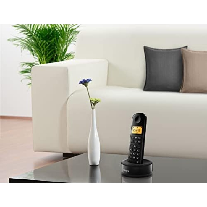 D1601B Dect Telefon Siyah