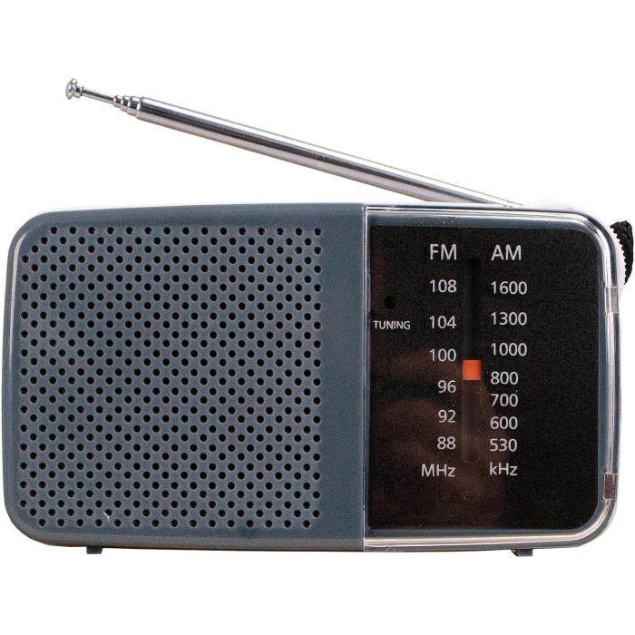 HT-258 Taşınabilir AM/FM Radyo Küçük Boy Cep Radyosu Pilli Radyo K-258 Knstar