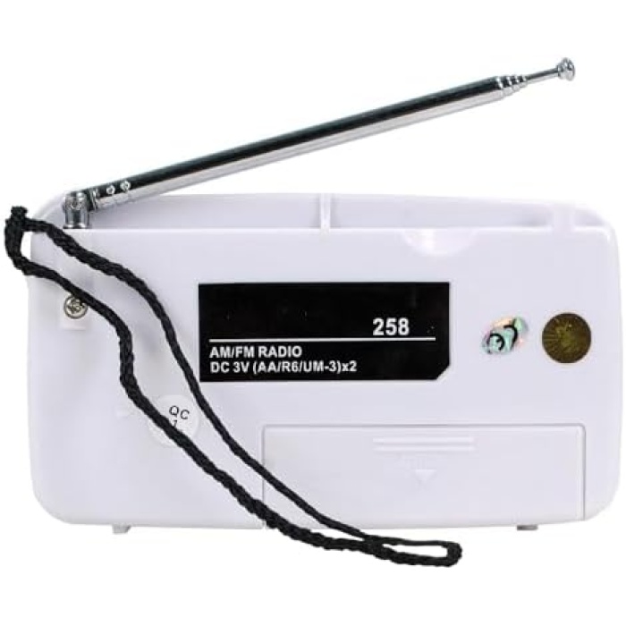 HT-258 Taşınabilir AM/FM Radyo Küçük Boy Cep Radyosu Pilli Radyo K-258 Knstar