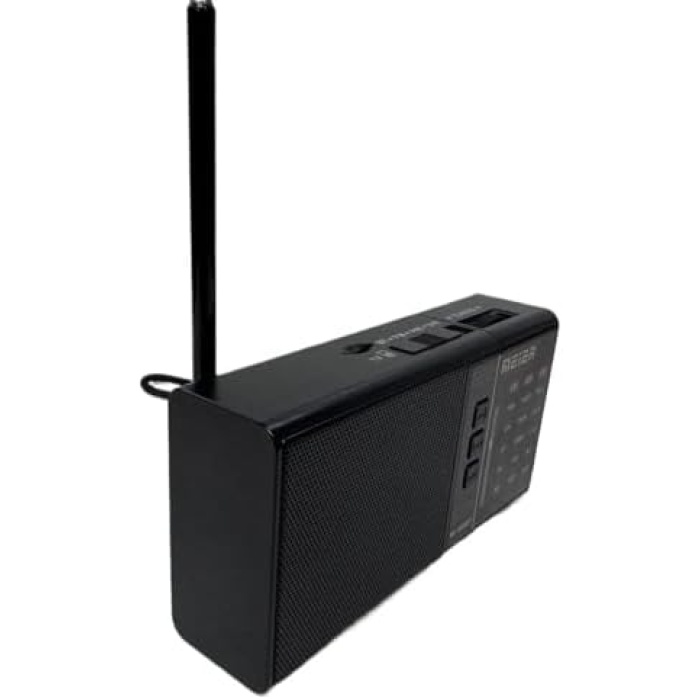 Meir M-568BT Mini Cep Radyosu Bluetooth Hoparlör Şarjlı FM Radyo Micro SD MP3 Desteği AUX Kulaklık Çıkışı