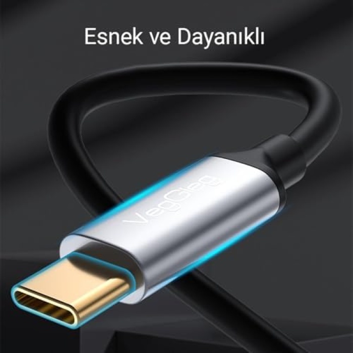 USB Type-C to 3.5mm Aux Hi-Fi Ses Kablosu 1 Metre