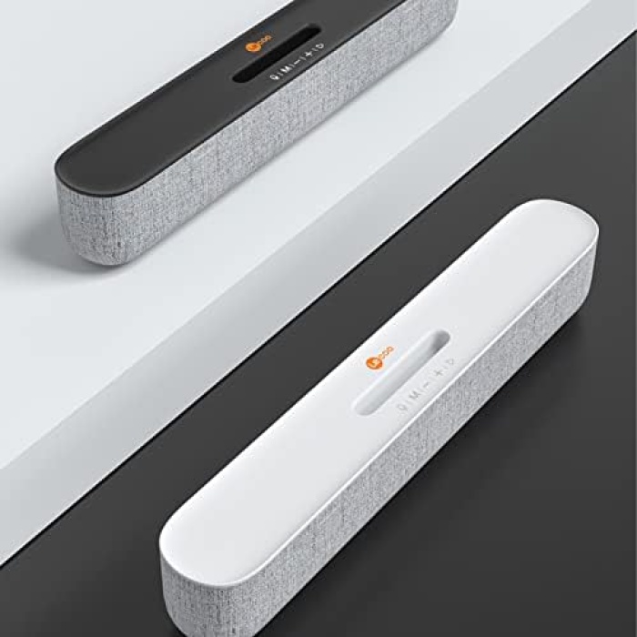 DS108 10W Bluetooth Kablosuz Hoparlör - Masaüstü, PC, TV, Laptop Uyumlu, USB/SD Kart/AUX Girişi, 360° Surround Ses, Taşınabilir Soundbar Siyah