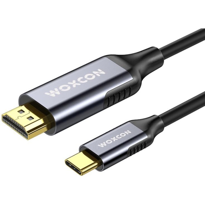 - USB-C to HDMI Cable, USB 3.2 Type C, HDMI2.0b Standart, 4K 60Hz, 18Gbps, HDR, HDR10, 3D, HDCP2.2