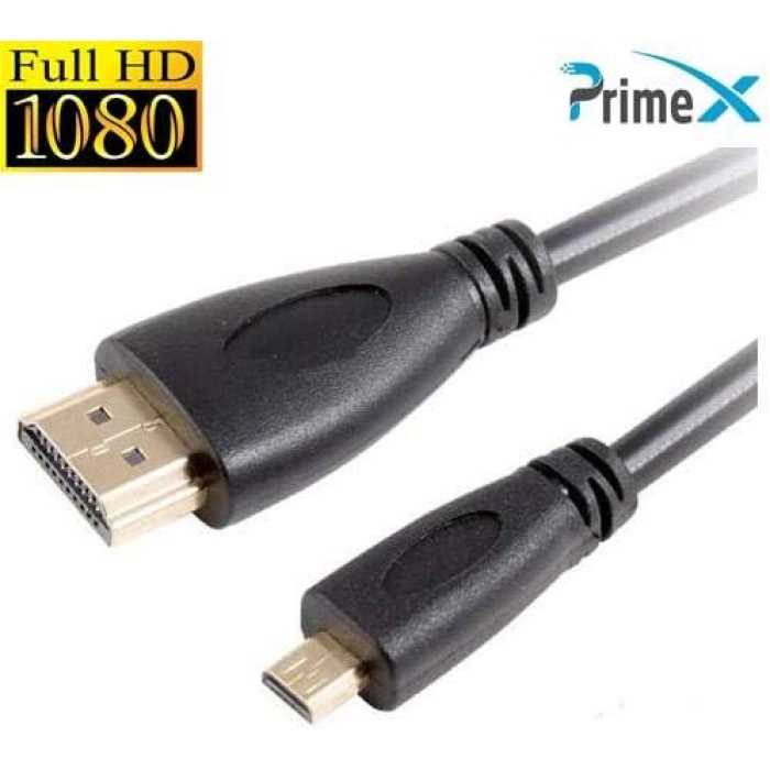 Plus PX-1121 Micro HDMI to HDMI 1.5 Metre 1080P FullHD Kablo