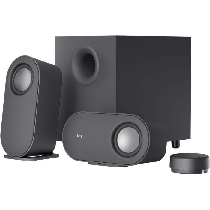Z407 2.1 Bluetooth Hoparlör Sistemi, Subwoofer, Kompakt Tasarım, Kontrol Kadranı, 20 m Kablosuz Kullanım Mesafesi, 80 W, Siyah