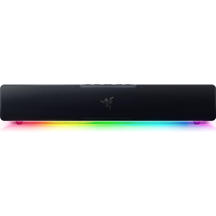 Leviathan V2 X - PC Oyun Soundbarı (Tam Aralıklı Sürücüler, Kompakt Masaüstü Form Faktörü, USB Tip C Güç ve Ses Dağıtımı, Bluetooth 5.0) Siyah