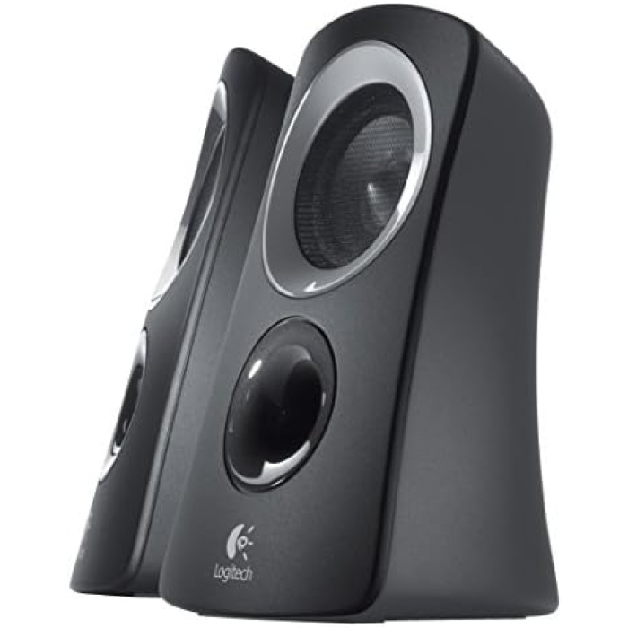 Z313 2.1 Subwoofer’lı Hoparlör Sistemi, 3.5 mm Giriş ve Kulaklık Jakı, Kablolu Kontrol Bölmesi, Kompakt Tasarım, Siyah