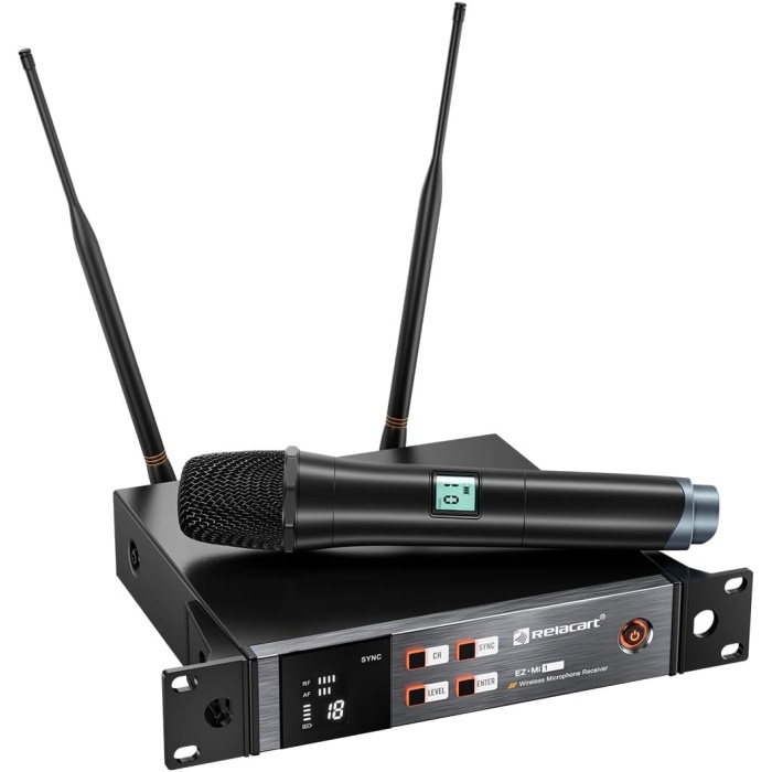 EZ.Mi1 | Tek Kanallı El Tipi Mikrofonlu Wireless/Kablosuz Mikrofon Sistemi