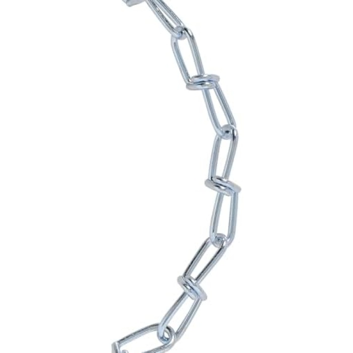 A15922 Çift Halka Zincir, 2/0 X 20 Ft, 115 kg, 2/0, Çinko Kaplama