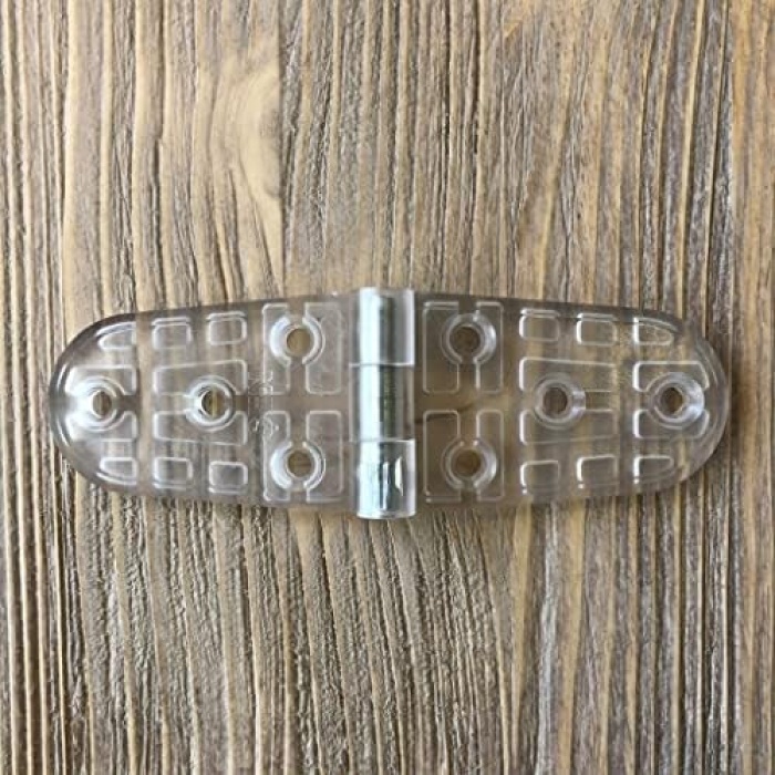 Hırdavat Plastik Oval Menteşe 11cm (2 Adet) Şeffaf