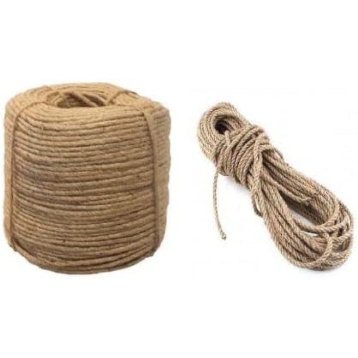 Marifetlerim - Natürel Halat Urgan ip 1 cm 10 Metre