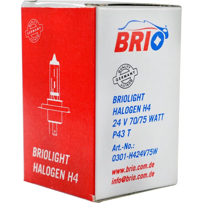 Ampul Halojen H4 24V 75/70W 64196 2 Li