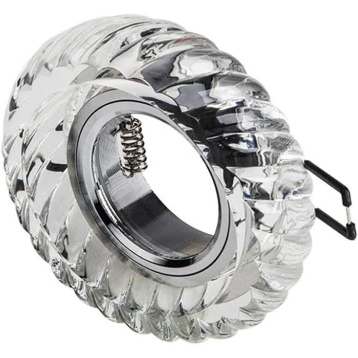 CT-6600 CATA Çınar Dekoratif LED Çerçeveli Cam Spot Kasası, Standart