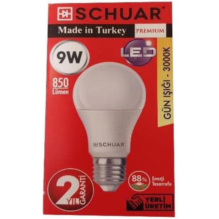 BEYAZ LED AMPUL E27 SCHUAR