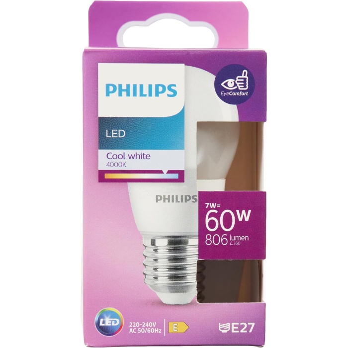 LED 60W P48 E27 CW Gün Işığı 4000K Dim Edilmez