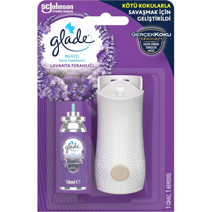 Banyo Lavanta Ferahlığı Hava Tazeleyici 10 mL & Otomatik Sprey Cihazı