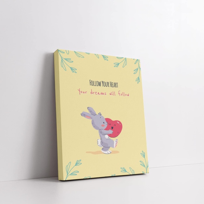 Your Heart | Bebek Odasına Özel Kanvas