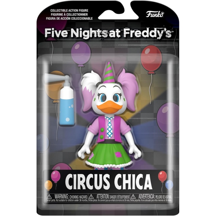 Aksiyon Figürü: Five Nights at Freddys (FNAF) SB - Sirk Chica The Chicken - Koleksiyon Parçası - Hediye Fikri - Resmi Ticari Ürün - Erkek Çocuklar, Kızlar, Çocuklar ve Yetişkinler için - Video