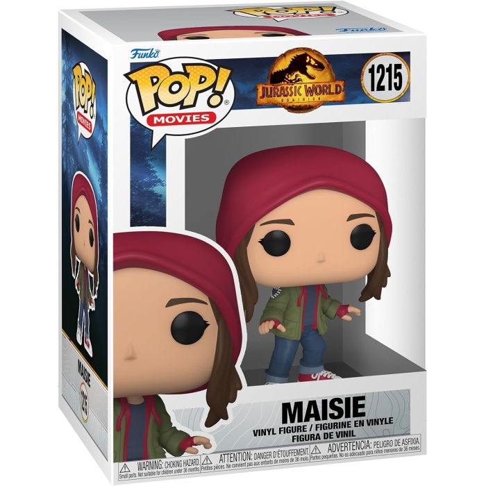 Pop! Filmler: JW3 - Maisie Lockwood - Jurassic World 3 - Vinil Koleksiyon Figürü - Hediye Fikri - Resmi Ticari Ürünler - Çocuklar ve Yetişkinler için Oyuncak - Film Hayranları - Koleksiyoncular