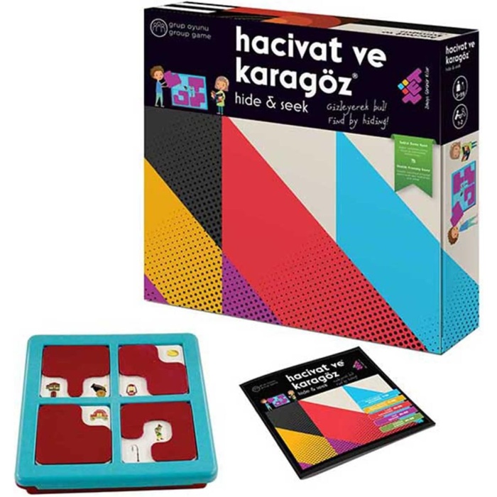Zeka HACİVAT ve KARAGÖZ Hide & Find Oyunu 3+ Yaş 1+ Oyuncu