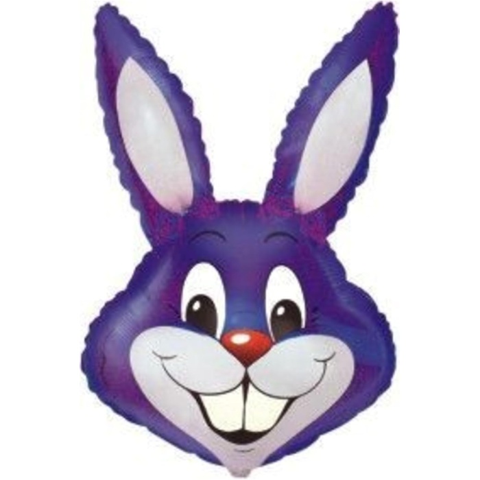 Castle S.s. Rabbit Boy Violet Folyo Balon-10 Adet (40 İNÇ 100 CM)