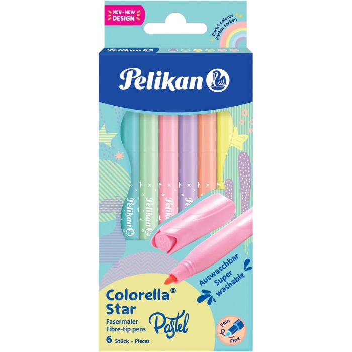 Colorella Pastel 6lı Keçeli Kalem